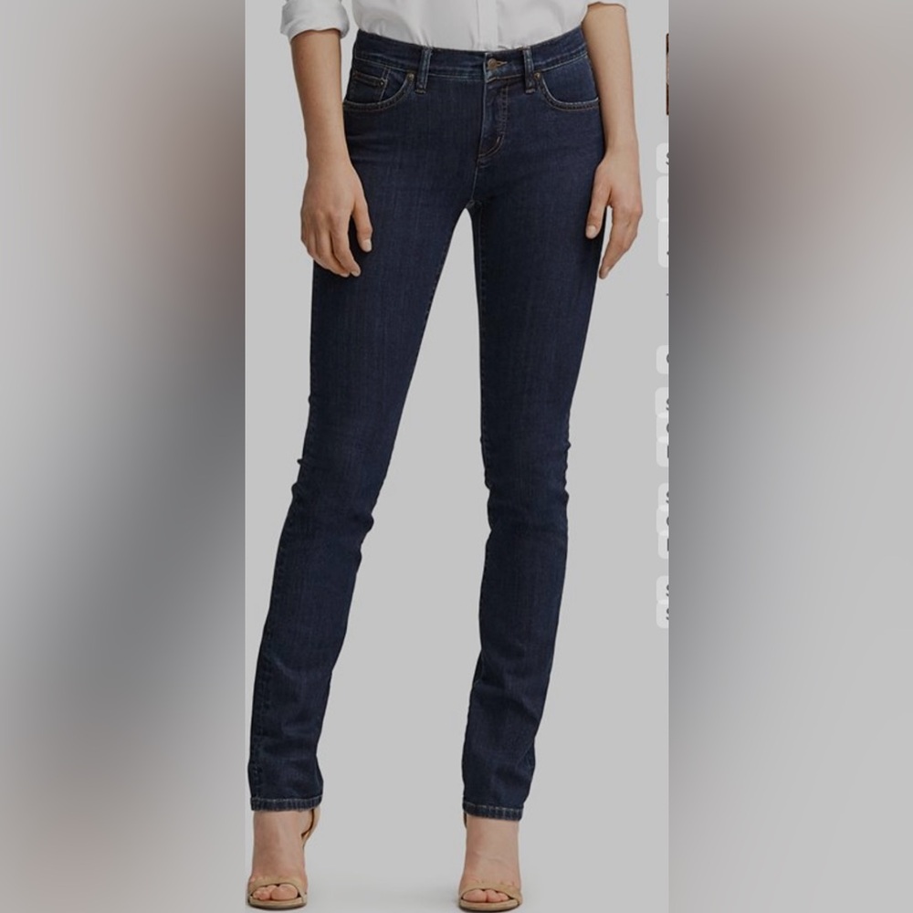 Lauren Ralph Lauren Jeans Co Classic Straight Size 2 Dark Denim EUC
